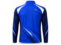 Custom Tennis Coach Quarter-Zip – Blue Navy Team Training Top for Wholesale