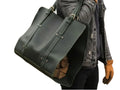 Leather Firewood Carrier Wholesale | Buffalo Leather Log Carrier Tote Bag Fireplace Gift Manufacturer