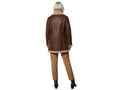 Brown Sheepskin Rancher Coat Wholesale | Women’s Faux Shearling Winter Jacket Manufacturer