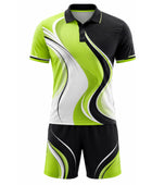 Green & Black Disc Golf Uniform – Custom Team Jersey & Shorts, Wholesale Bulk, Low MOQ