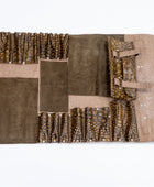 Crocodile Textured Leather Chef Knife Roll | Custom Wholesale Private Label Knife Roll Manufacturer