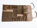Crocodile Textured Leather Chef Knife Roll | Custom Wholesale Private Label Knife Roll Manufacturer