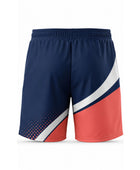 Custom Pickleball Shorts | Wholesale Pickleball Team Shorts | Navy Coral White | Apparels Bridge