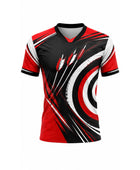 Black & Red Archery Jersey – Bulk Team Jersey, Low MOQ, Wholesale Performance Sportswear