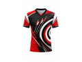 Black & Red Archery Jersey – Bulk Team Jersey, Low MOQ, Wholesale Performance Sportswear