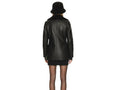 Women’s Lambskin Leather Business Coat Wholesale | Shearling Collar Winter Coat Manufacturer