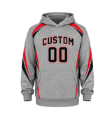 Custom Grey Soccer Hoodie | Wholesale Team Warmup Hoodie for Clubs Schools and Bulk Orders