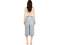 Custom Women’s Button-Front Denim Midi Skirt for Private Labels