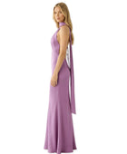 Wholesale Dusty Lavender Satin Prom Dress | Custom Formalwear Manufacturer for Boutiques