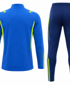 Custom Royal Blue Soccer Training Tracksuit | Wholesale Team Warmup Set