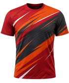 Custom Handball Training Shirt – Red Black Warmup Teamwear for Wholesale Sports Buyers