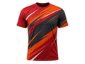 Custom Handball Training Shirt – Red Black Warmup Teamwear for Wholesale Sports Buyers