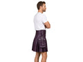 Men’s Gothic Leather Utility Kilt Wholesale | D-Ring Chain Cargo Pocket Kilt Manufacturer