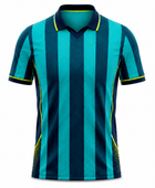 Custom Teal Navy Soccer Fanwear Shirt | Wholesale Team Fundraising Jersey for Bulk Orders