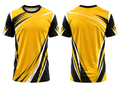 Custom Chase Tag Sponsor Crew Jersey – Yellow Sublimated Shirt | Wholesale Event Teamwear