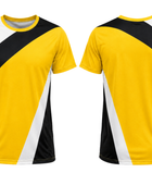 Custom Chase Tag Team Jersey – Yellow Black White Sublimated Shirt | Wholesale