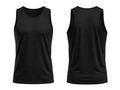 Custom Sleeveless Parkour Practice Top – Black Sublimated Chase Tag Training Wear