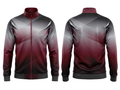 Wholesale Basketball Warm-Up Jacket – Sublimated Burgundy Gradient Full-Zip Teamwear