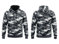 Wholesale Basketball Hoodie – Black White Digital Camo Sublimated Teamwear