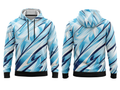 Wholesale Basketball Hoodie – Ice Blue Geometric Sublimated Pullover Teamwear