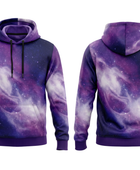 Wholesale Basketball Hoodie – Purple Galaxy Sublimated Pullover Teamwear