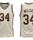 Custom Basketball Embroidered Jersey Wholesale Polyester Team Jersey Cream Brown