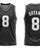 Custom Black Basketball Embroidered Jersey – Wholesale Polyester Teamwear