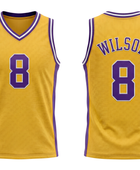 Custom Yellow Basketball Embroidered Jersey Wholesale Polyester Teamwear