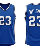Custom Royal Blue Basketball Embroidered Jersey – Wholesale Polyester Teamwear