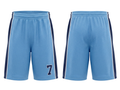 Custom Sky Blue Basketball Embroidered Shorts – Wholesale Polyester Teamwear