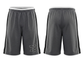 Custom Charcoal Basketball Embroidered Shorts Wholesale Polyester Teamwear