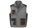 Utility Gilet – Low MOQ B2B Sleeveless Workwear Vest with Storm Flap in Grey & Black