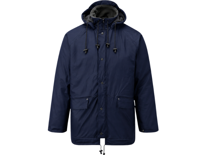LINED JACKET - Navy B2B Low MOQ Custom Workwear Manufacturer front design preview