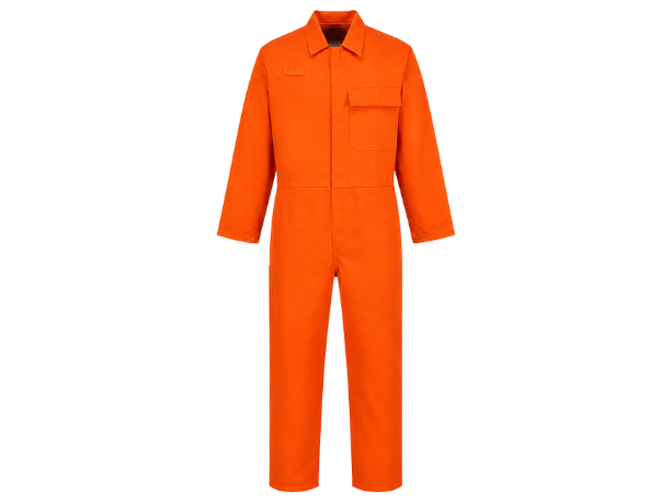 Welder Coverall - Orange | B2B Low MOQ Custom Workwear Manufacturer front design preview