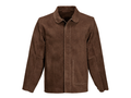 Leather Welding Jacket - Brown | B2B Low MOQ Custom Workwear Manufacturer