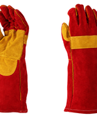 Welders Gauntlet Red/Yellow B2B Low MOQ Workwear Gloves