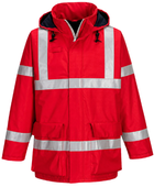 Custom Red Electrician Jacket B2B Low MOQ Electrical Workwear