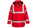 Custom Red Electrician Jacket B2B Low MOQ Electrical Workwear