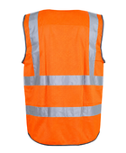 Electrician High-Visibility Workwear Waistcoat Orange/Grey | B2B Low MOQ Safety Vest