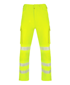 B2B Haulage Hi-Vis Cargo Trousers Fluorescent Yellow/Grey Workwear Supplier