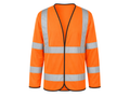 Railway Engineering Reflective Long Sleeve Jerkin B2B Low MOQ Manufacturer