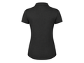 B2B Women’s Hairdressing Polo Shirt Black Low MOQ Custom Salon Workwear