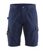 B2B Stretch Shorts Navy Low MOQ Custom Painter Workwear