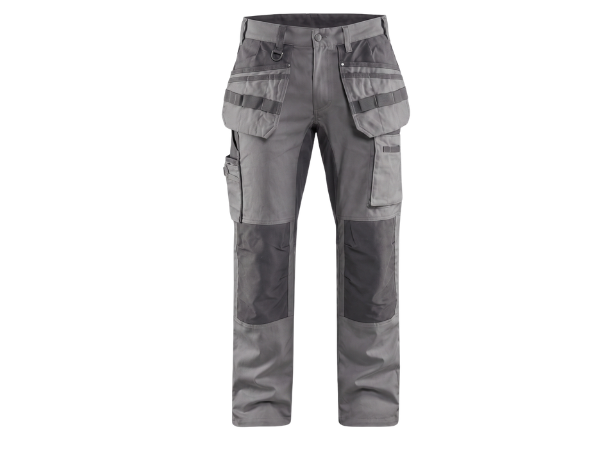 B2B Painter Stretch Trouser Grey Painting and Decorating Workwear Buyers front design preview