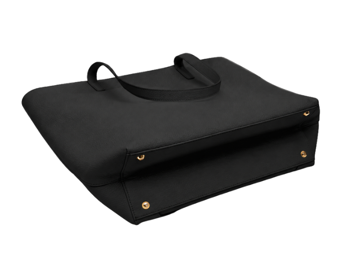 Tote Bag Black Leather B2B Custom Leather