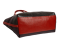 B2B Leather Tote Bag Burgundy/Black Custom Leather Bag Low MOQ