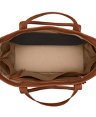 Saddle Brown Work and Travel Tote Bag with Dual Handles B2B Low MOQ