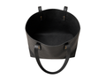 Classic Black Leather Tote Bag B2B Low MOQ Custom Leather Bag
