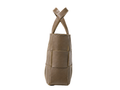 Woven Leather Mini Tote Bag B2B Shoulder Strap Brown Low MOQ