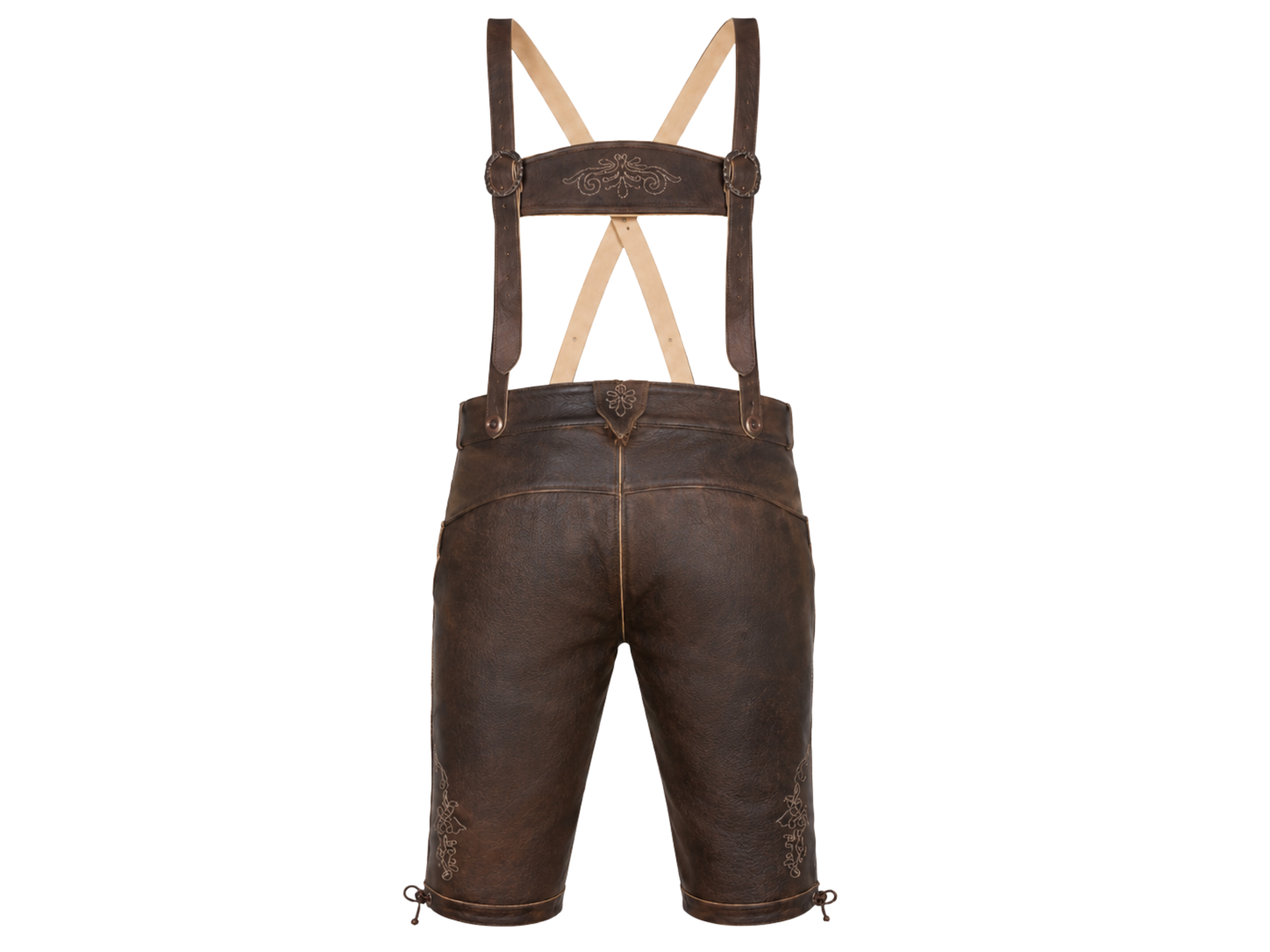 B2B Hunting Leather Hosen Dark Brown Low MOQ